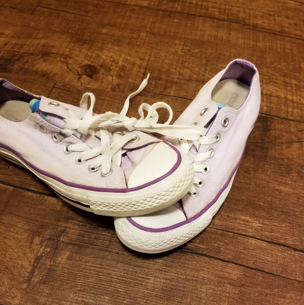 Purple Converse Shoes
